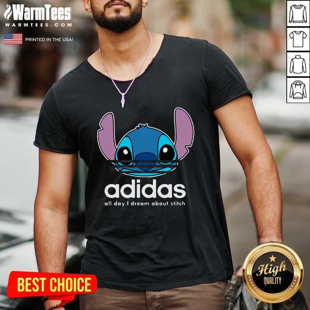 Nice Stitch Adidas All Day I Dream About Titch Shirt