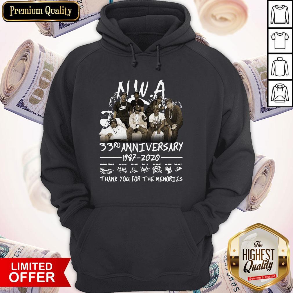 NWA 33rd Anniversary 1978 2020 Thank You For The Memories Signatures Shirt