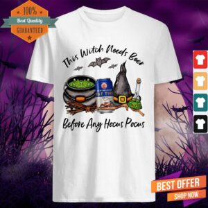 Fat Tire Amber Ale This Witch Needs Beer Before Any Hocus Pocus Halloween T-Shirt