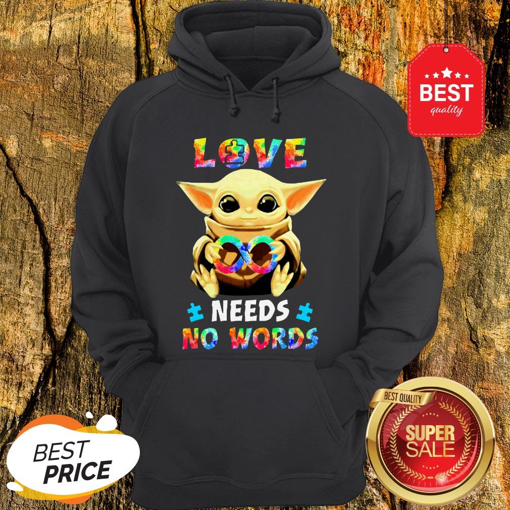 Official Baby Yoda Autism Love Needs No Words Star Wars Shirt