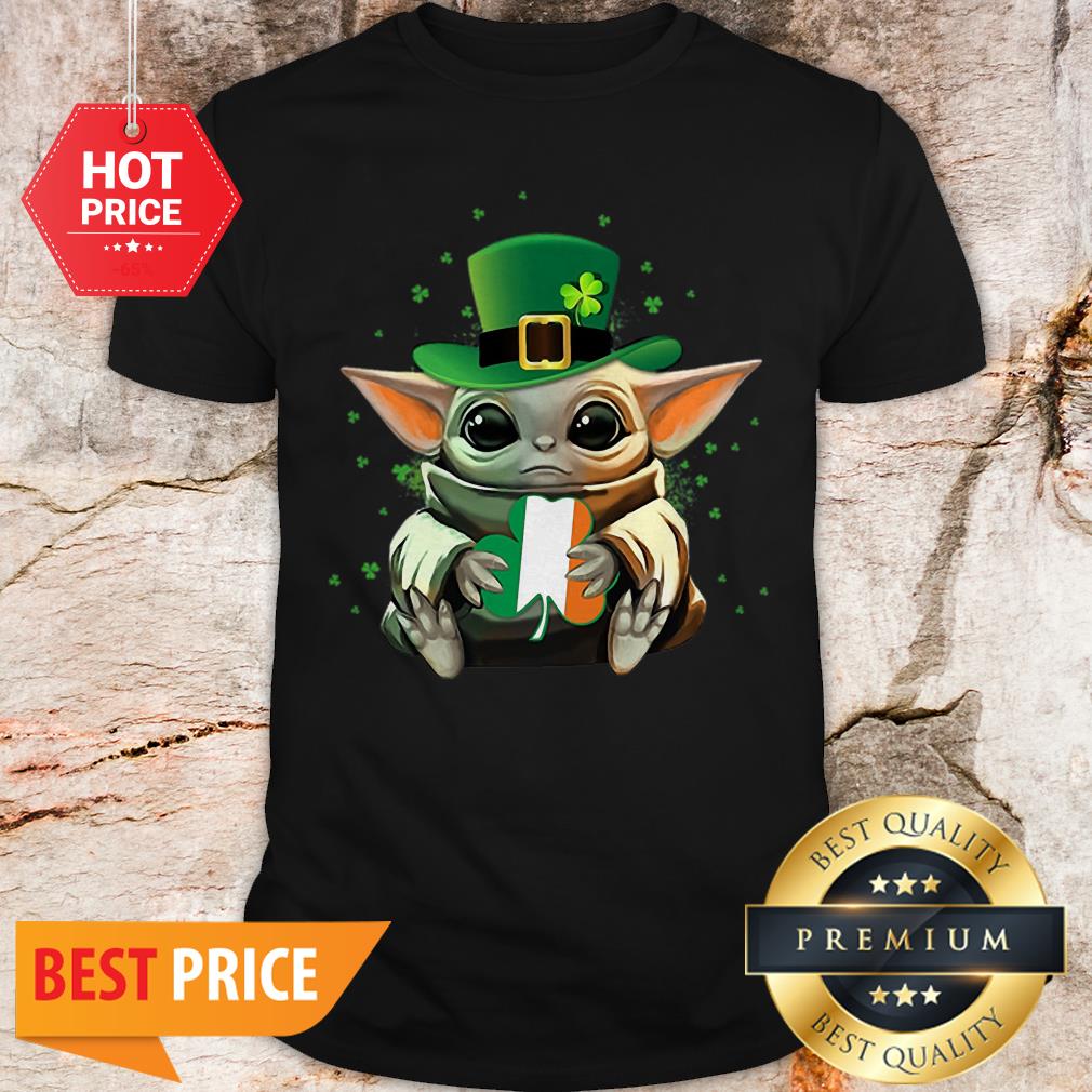 Official Baby Yoda Hug St Patrick's Day Star Wars Shirt