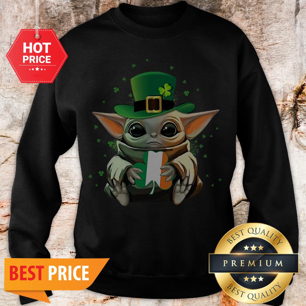 Official Baby Yoda Hug St Patrick's Day Star Wars Shirt