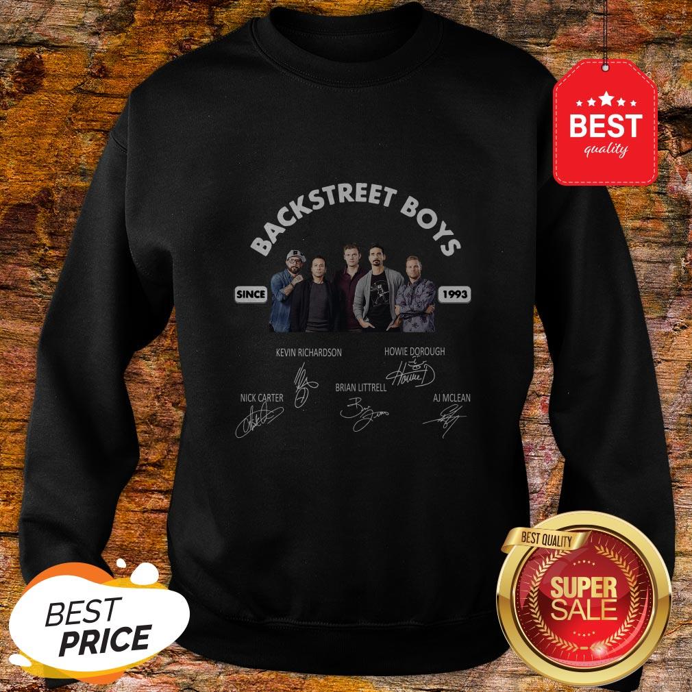 Official Backstreet Boys since 1993 DNA World Tour Signatures Shirt