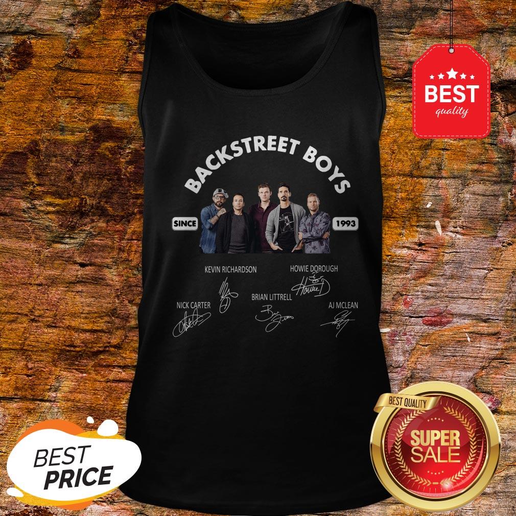 Official Backstreet Boys since 1993 DNA World Tour Signatures Shirt