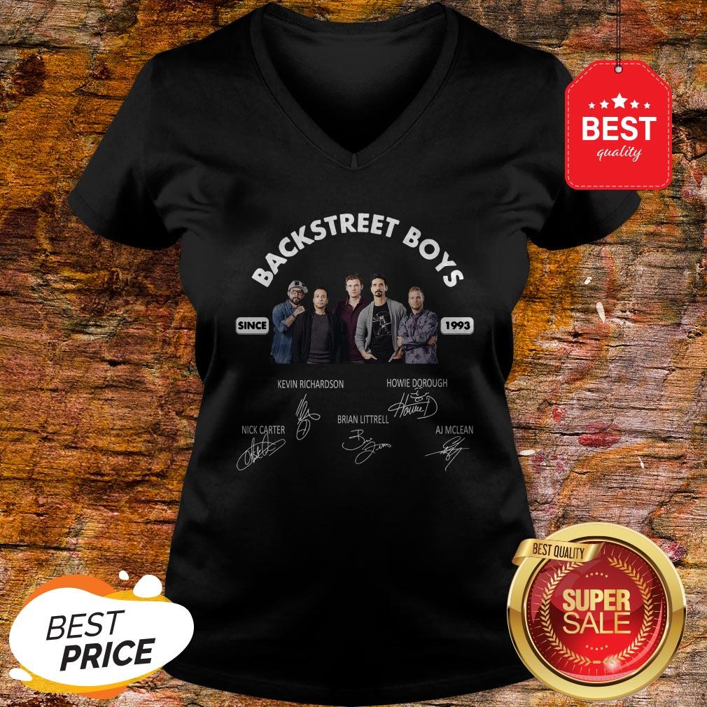 Official Backstreet Boys since 1993 DNA World Tour Signatures Shirt