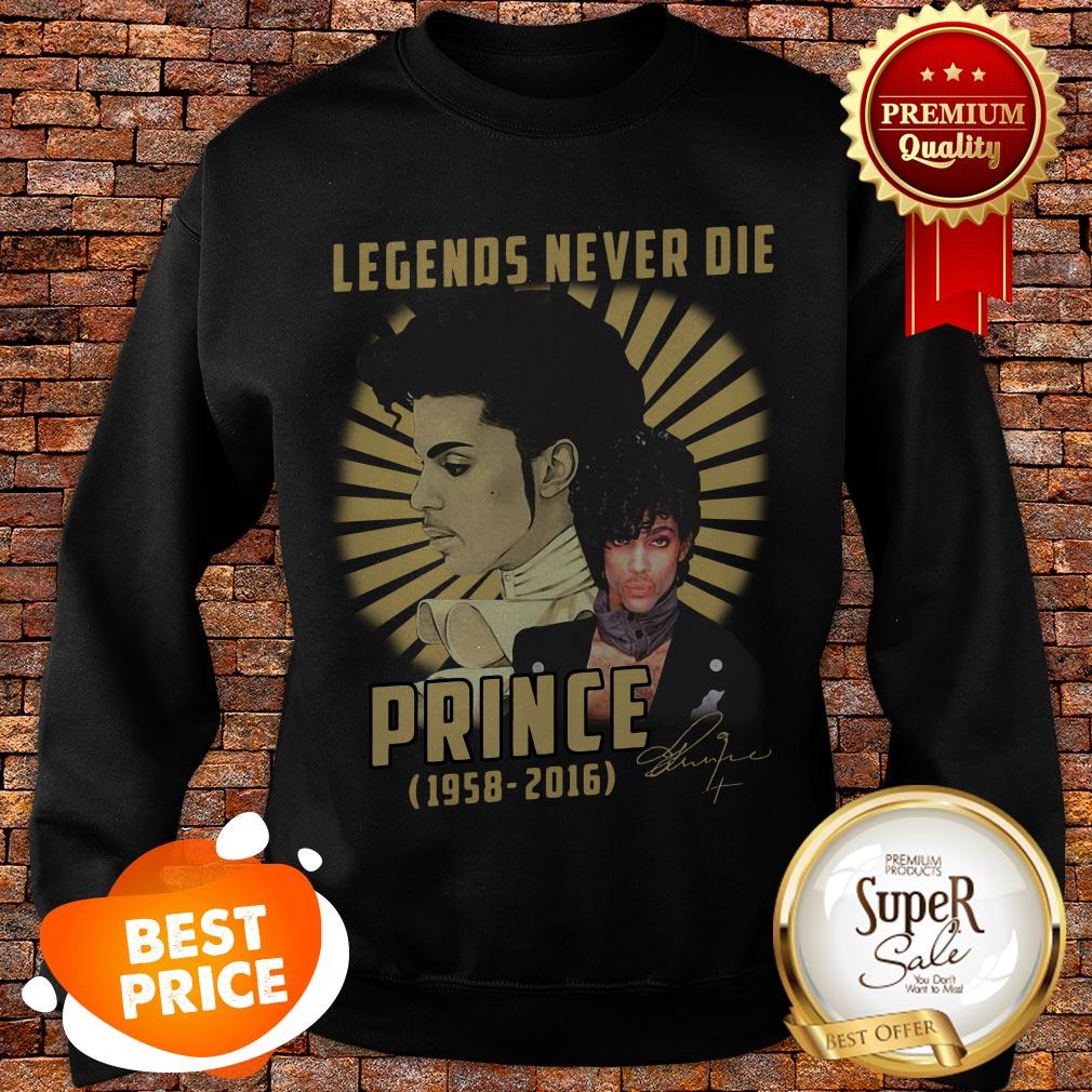 Official Legends Never Die Prince 1958-2016 Signature Shirt