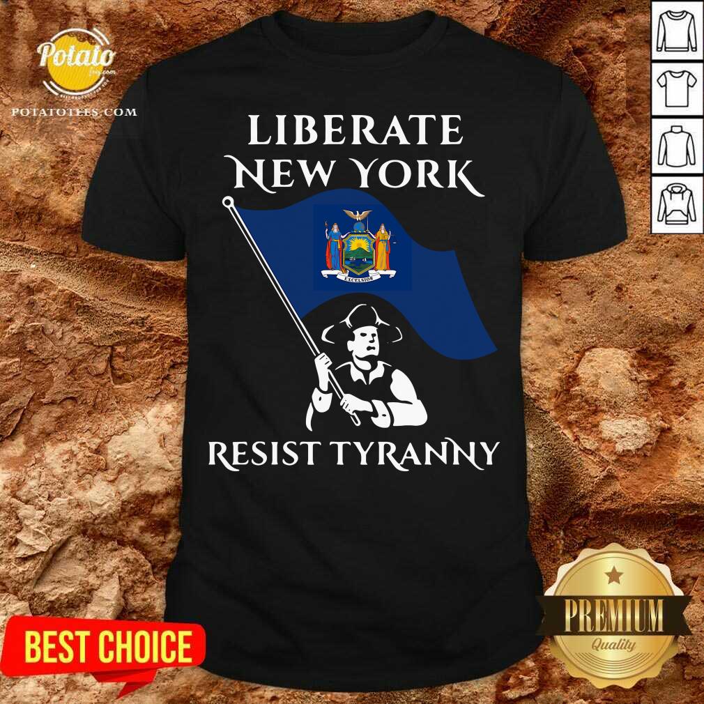 Official Liberate New York Resist Tyranny 2021 Shirt