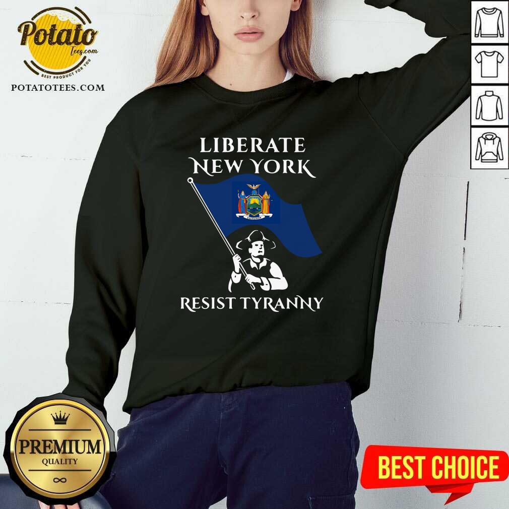 Official Liberate New York Resist Tyranny 2021 Shirt