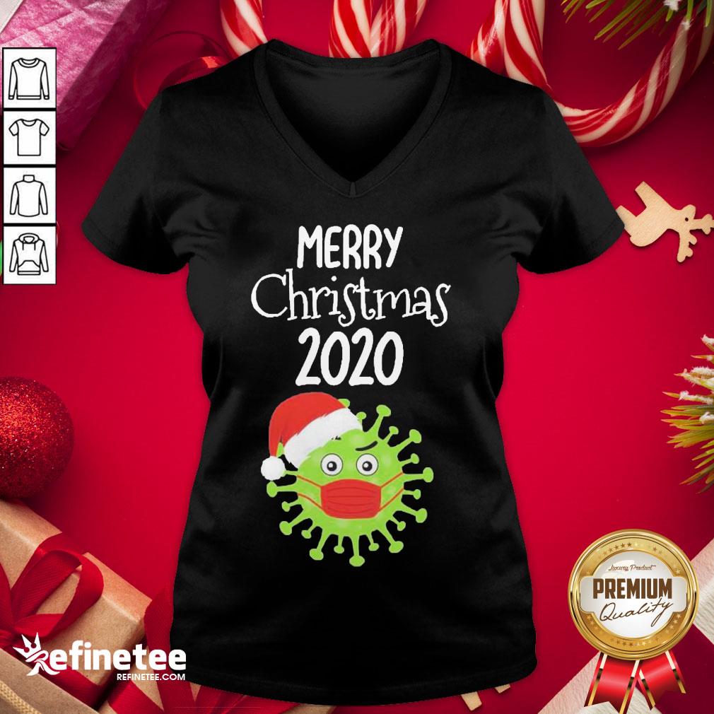 Official Merry Christmas 2020 Quarantine Christmas Viruscorona Shirt