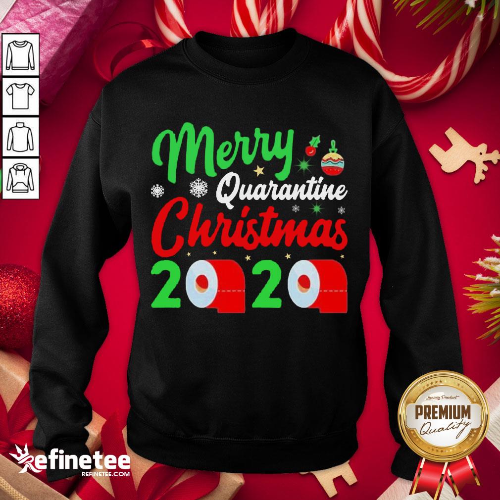 Official Merry Quarantine Christmas 2020 Funny Pajamas Gift Shirt