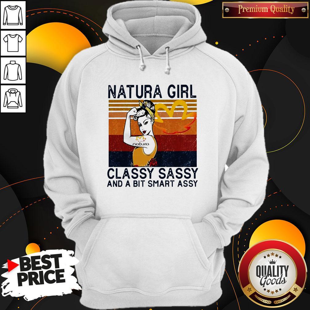 Official Natura Girl Classy Sassy And A Bit Smart Assy Vintage Shirt