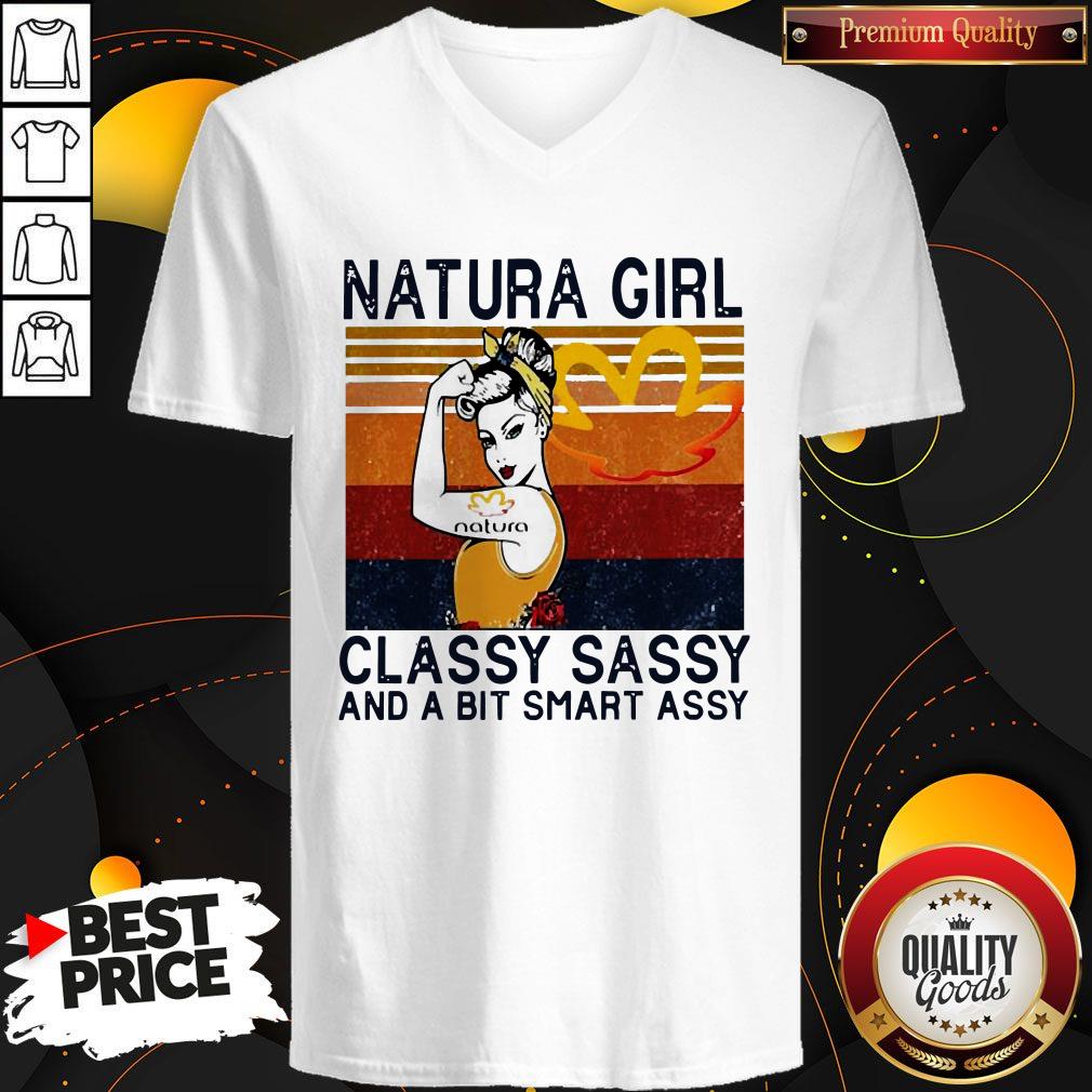 Official Natura Girl Classy Sassy And A Bit Smart Assy Vintage Shirt
