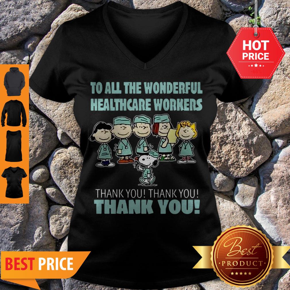 Official Peanuts Nation To All The Wonderful Healthcare Worker Thank You Shirt