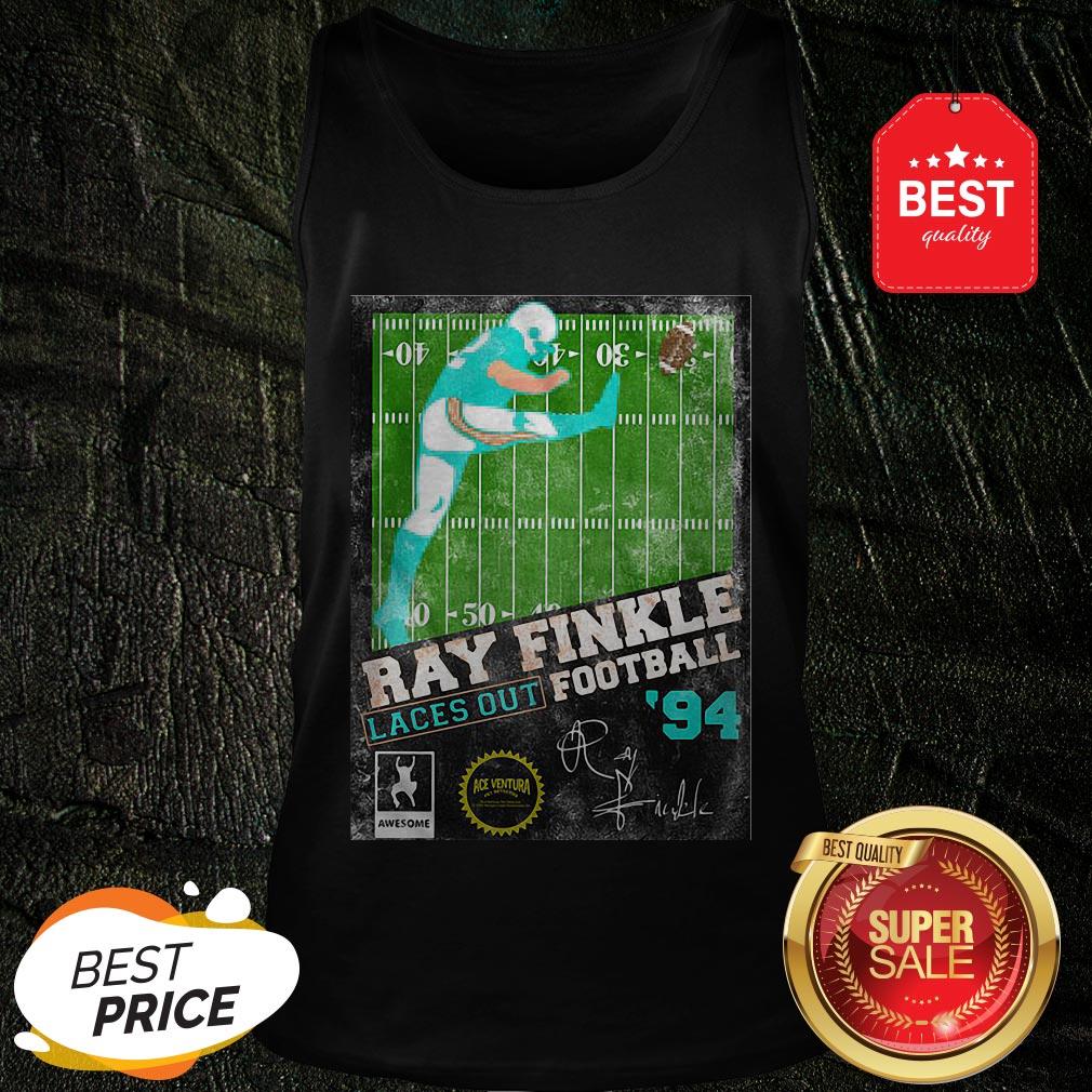 Official Ray Finkle Laces Out Football Signature Shirt