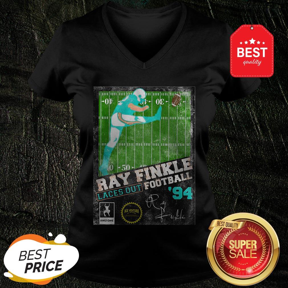 Official Ray Finkle Laces Out Football Signature Shirt