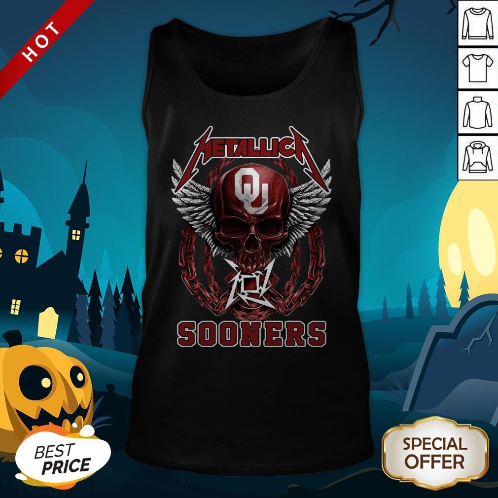 Official Skull Metallica Sooners Shirt