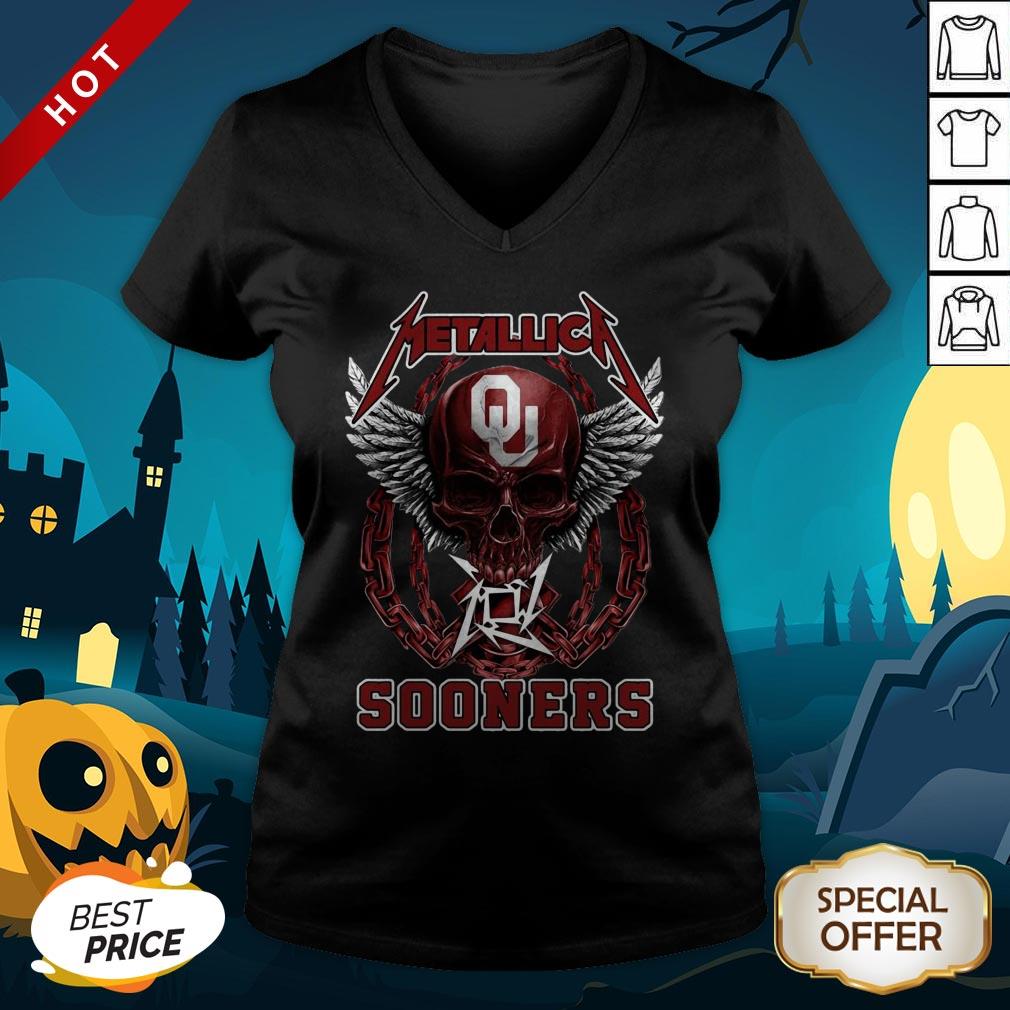 Official Skull Metallica Sooners Shirt