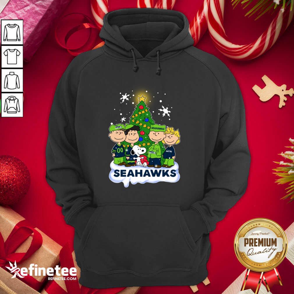 Official Snoopy The Peanuts Seattle Seahawks Christmas Shirt