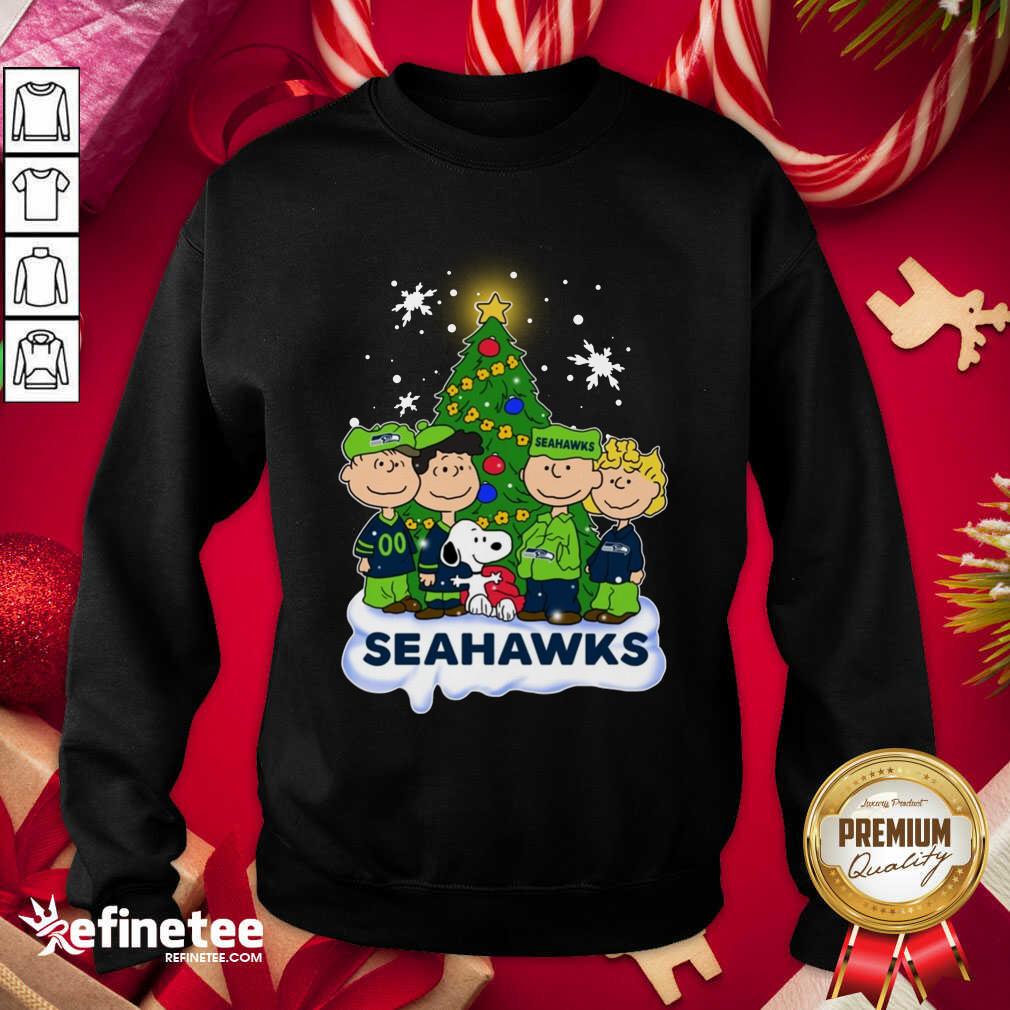 Official Snoopy The Peanuts Seattle Seahawks Christmas Shirt