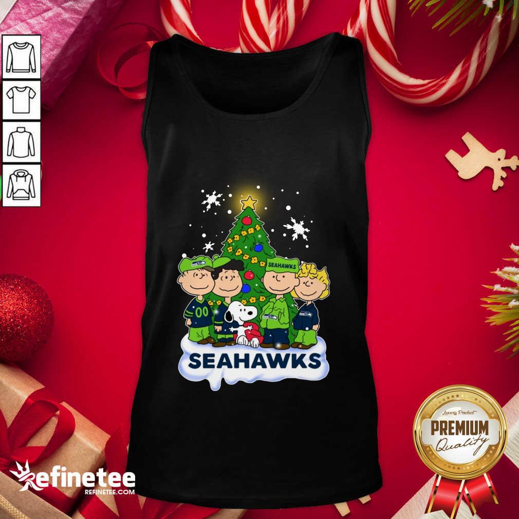 Official Snoopy The Peanuts Seattle Seahawks Christmas Shirt