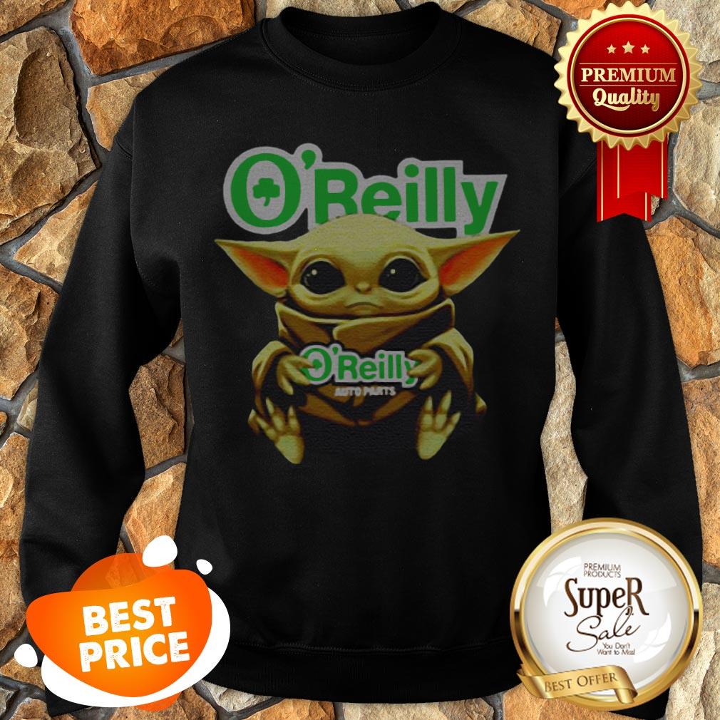 Official Star Wars Baby Yoda Hug O’Reilly Auto Parts Shirt