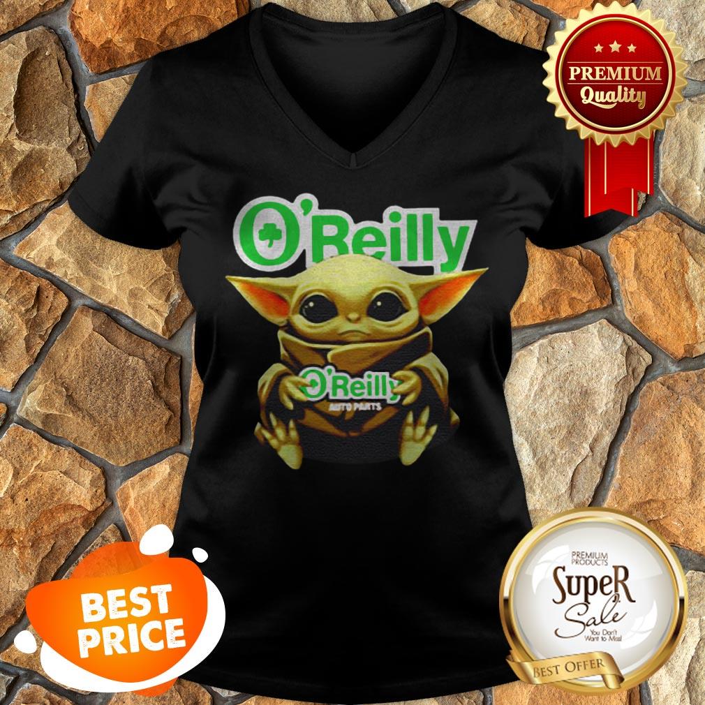 Official Star Wars Baby Yoda Hug O’Reilly Auto Parts Shirt