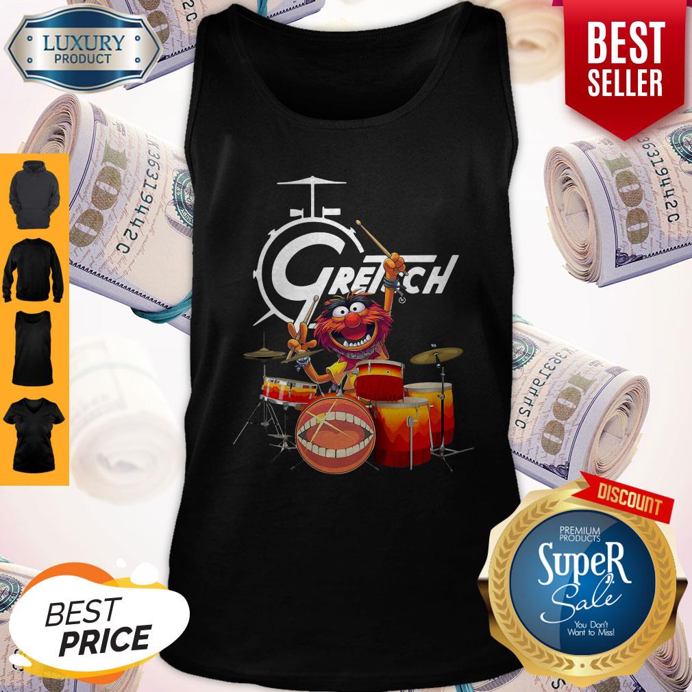 Official The Muppet Show Animal Playing Gretsch Drums Shirt
