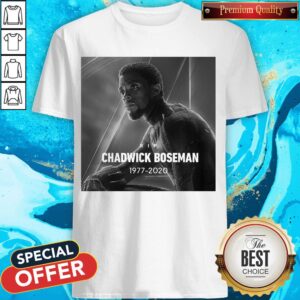 Original Chadwick Boseman Rip 1977 2020 T-Shirt