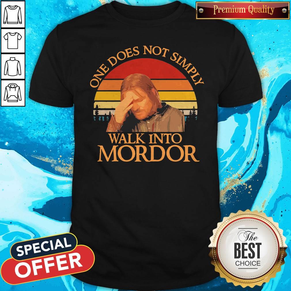 One Does Not Simply Walk Into Mordor Vintage Shirt