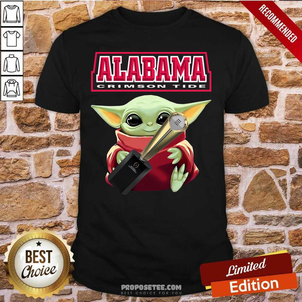 Original Baby Yoda Alabama Crimson Tide Shirt
