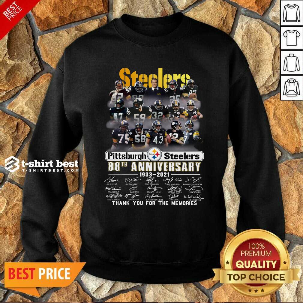 Original Pittsburgh Steelers 88th Anniversary 1933 2021 Shirt