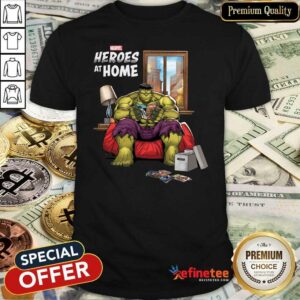 Lovely Marvel Heroes At Home Hulk Shirt