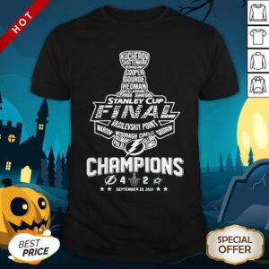 Stanley Cup Vasilevskiy Point Champions September 28 2020 Shirt