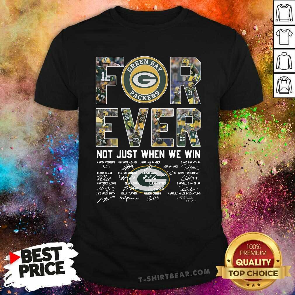 Overjoyed Green Bay Packers Forever 1 Signatures Shirt