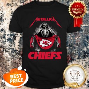 Nice Skull Metallica Kansas City Chiefs Shirt