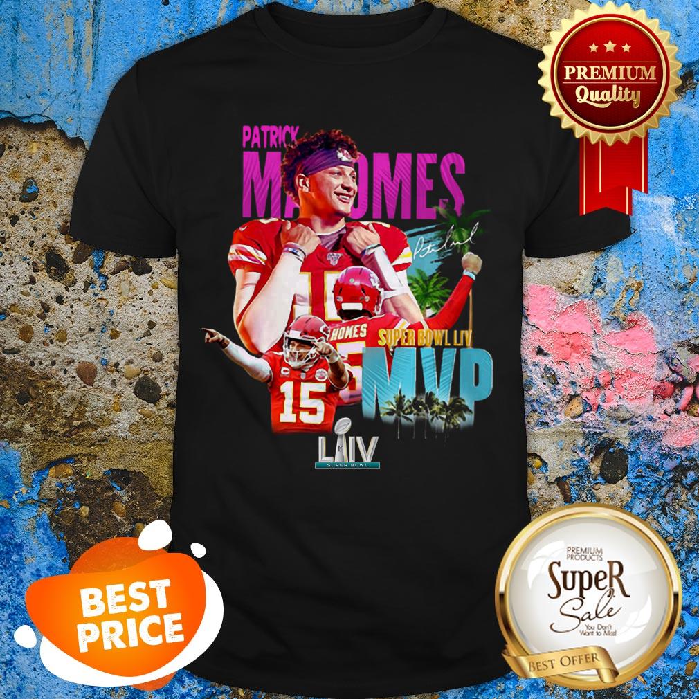 Patrick Mahomes 15 Super Bowl LIV MVP Kansas City Chiefs Shirt