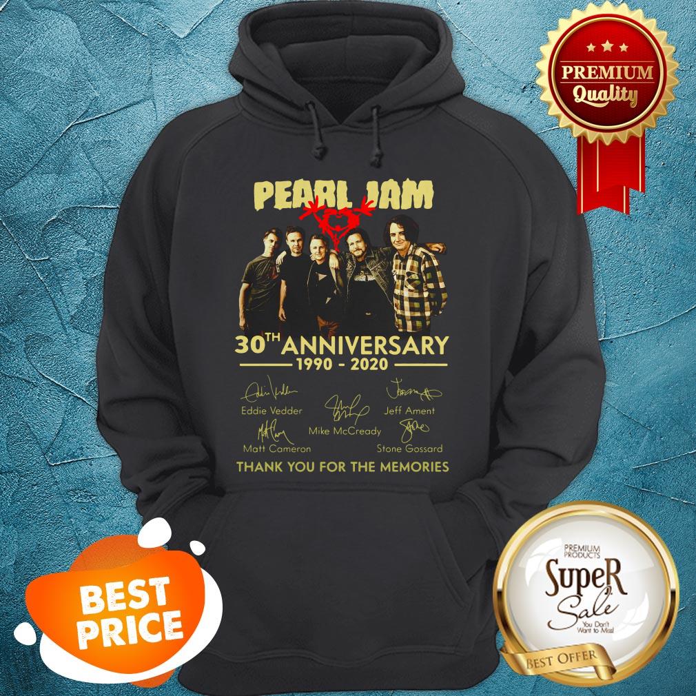 Pearl Jam Logo 30th Anniversary 1990 2020 Signature Eddie Vedder Shirt