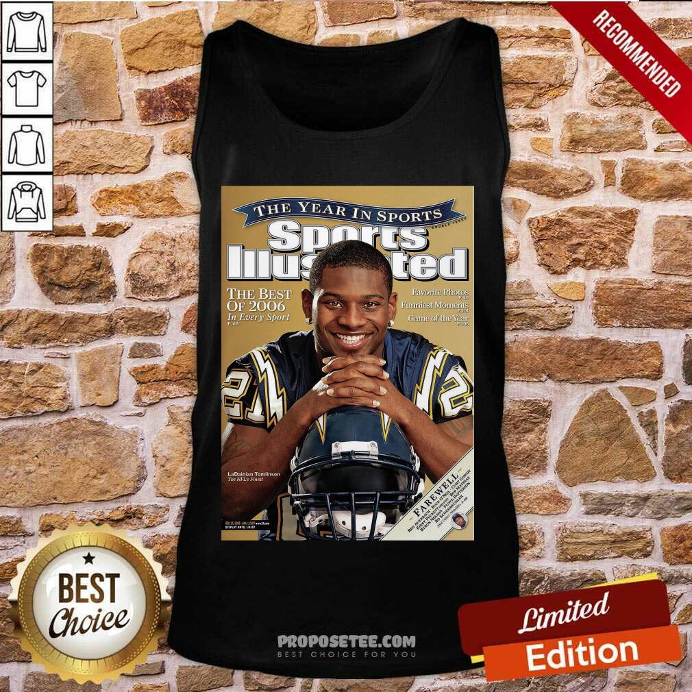 Perfect Cover Tee San Diego Chargers 2009 Ladainian Tomlinson Shirt