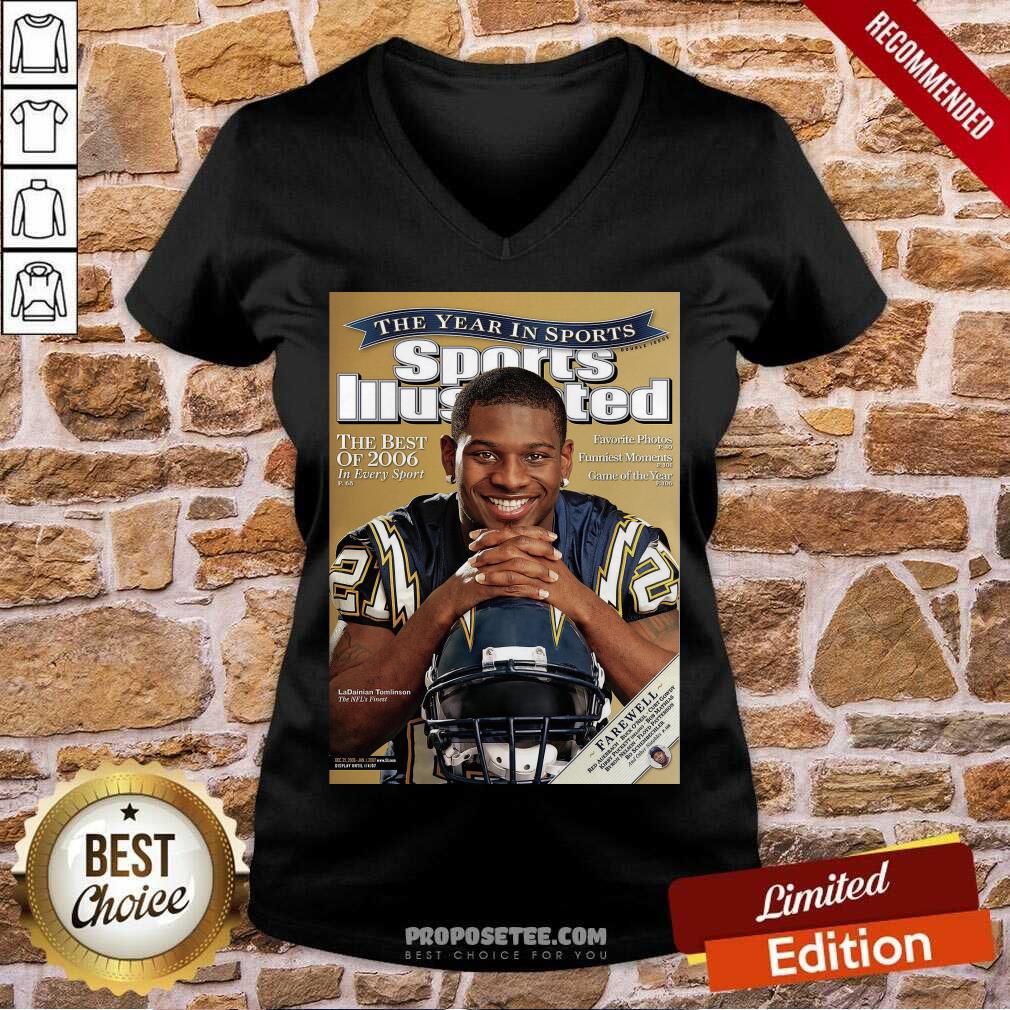 Perfect Cover Tee San Diego Chargers 2009 Ladainian Tomlinson Shirt