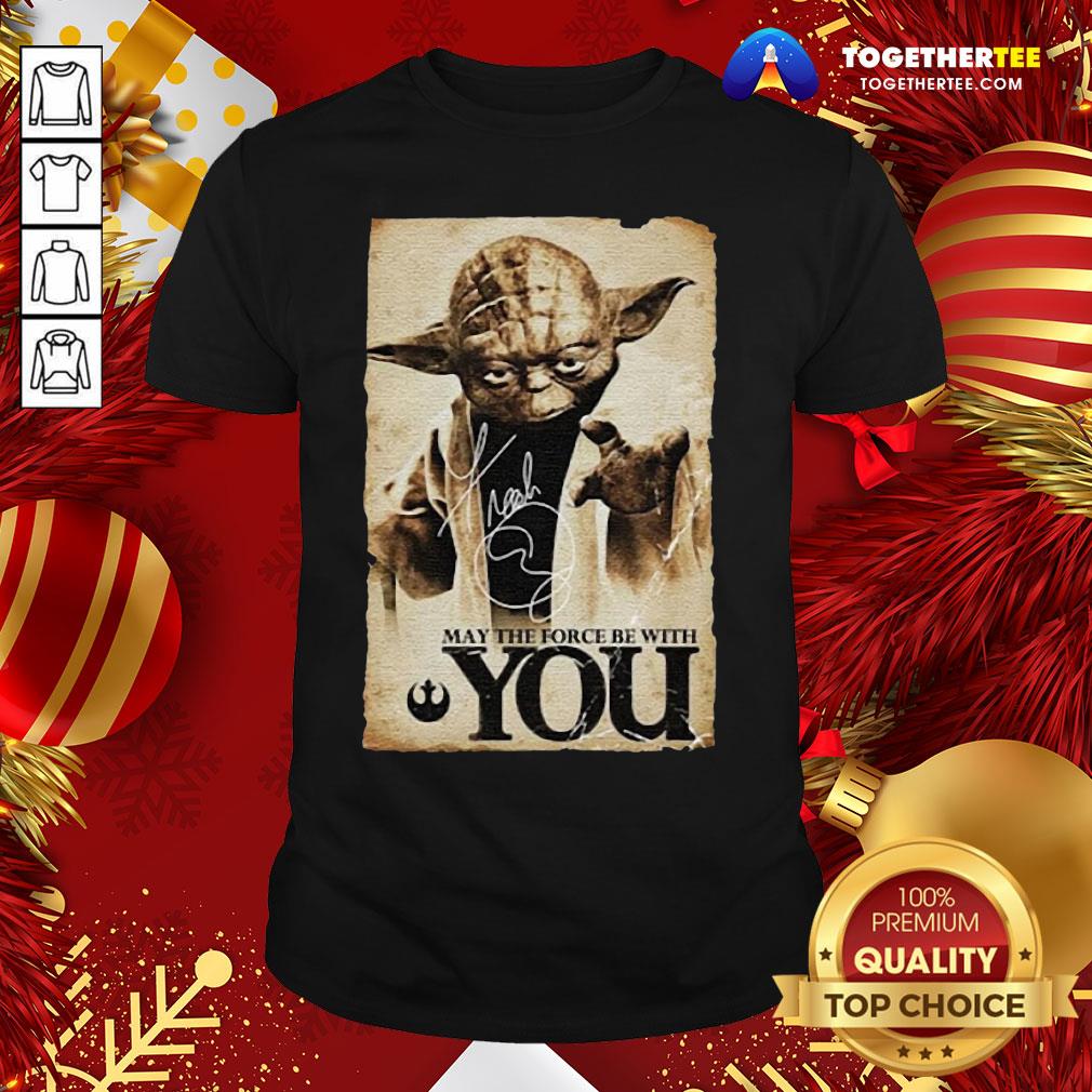 Perfect Master Yoda May The Force Be With You Shirt
