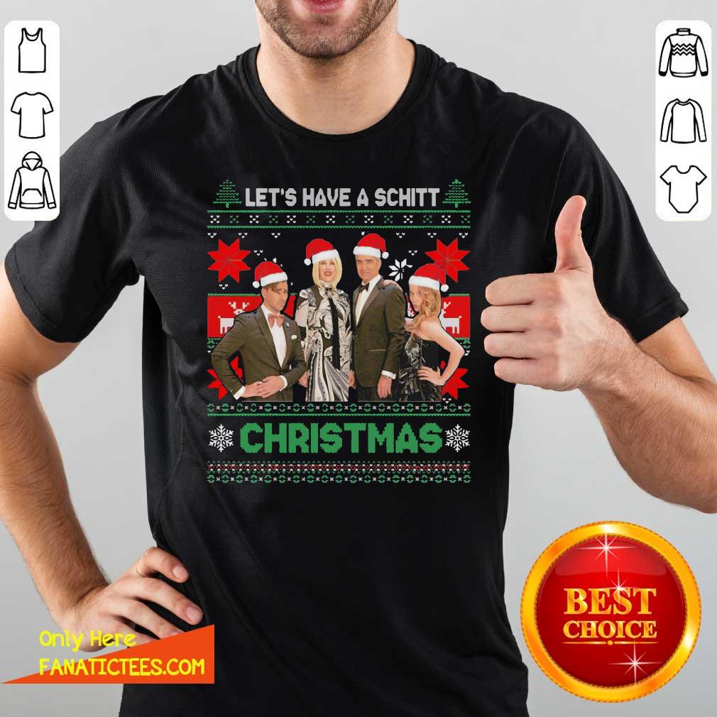 Perfect Schitts Creek Characters Lets Have A Schitt Christmas Shirt