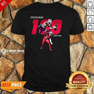 Honey Buffalo Bills Stefon Diggs 100 Receptions Shirt
