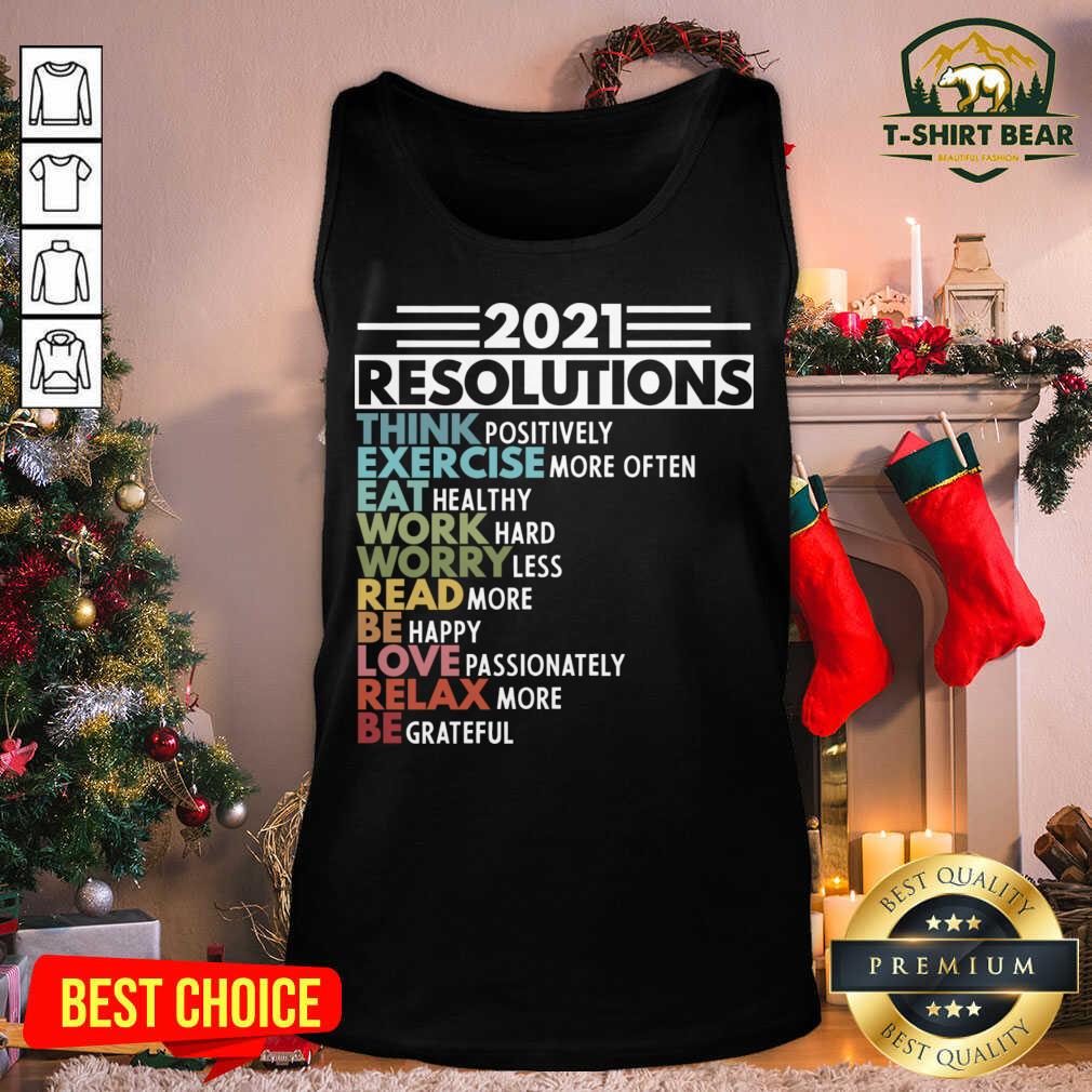 Premium 2021 New Years Resolutions Shirt