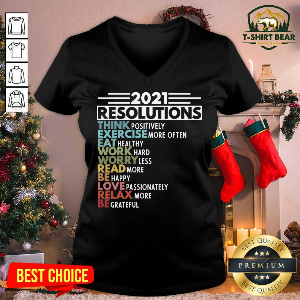 Premium 2021 New Years Resolutions Shirt