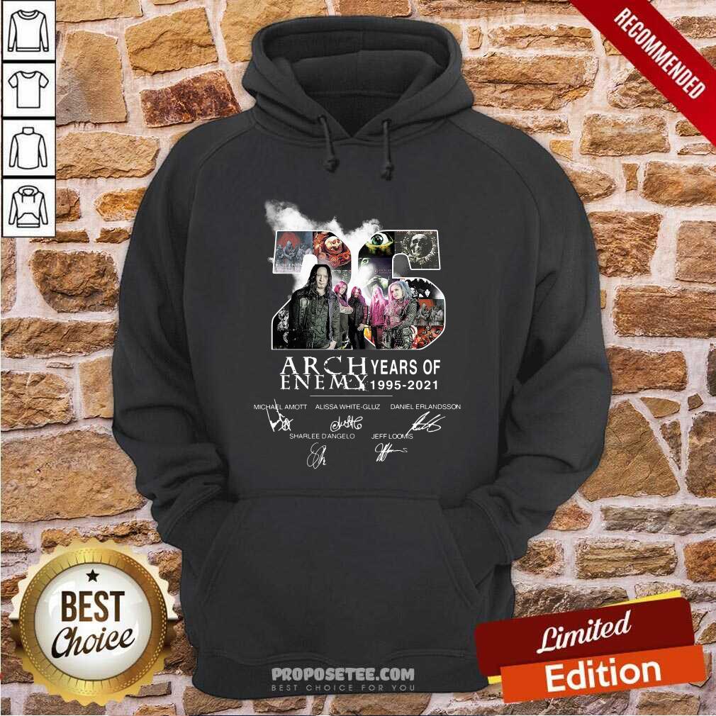 Premium 26 Years Of Arch Enemy 1995 2021 Signatures Shirt