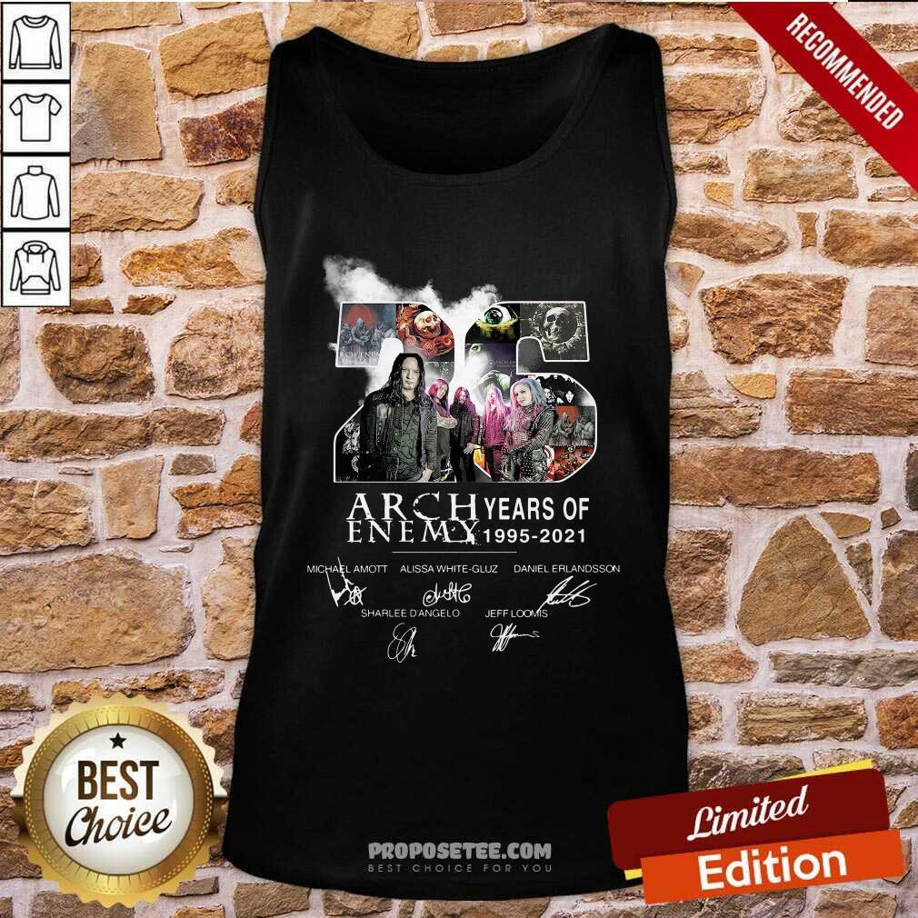 Premium 26 Years Of Arch Enemy 1995 2021 Signatures Shirt