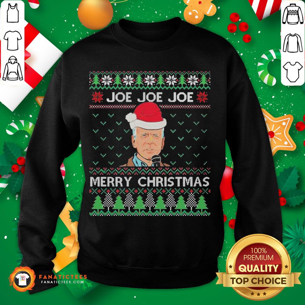 Premium Joe Biden Joe Joe Joe Ugly Christmas Shirt