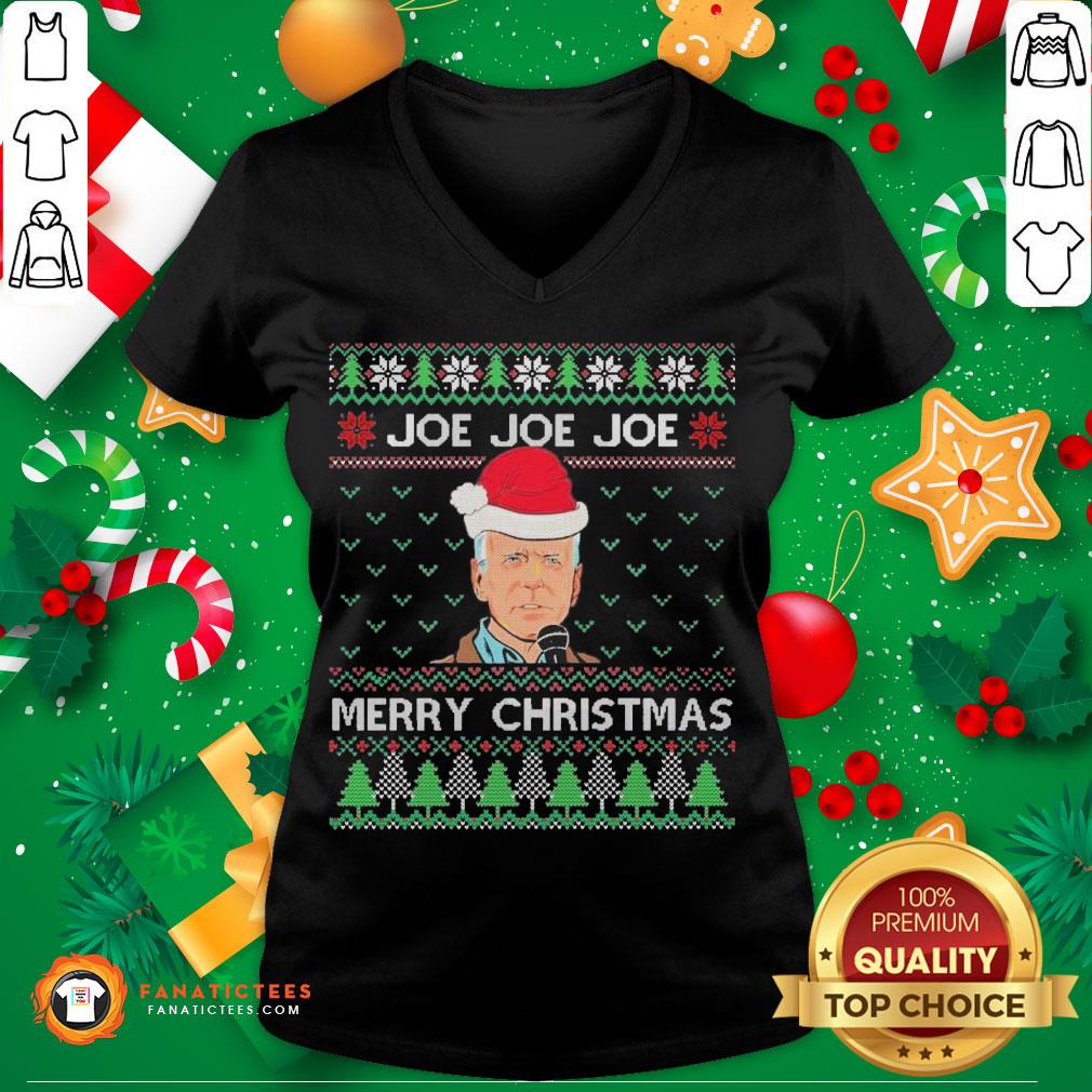 Premium Joe Biden Joe Joe Joe Ugly Christmas Shirt