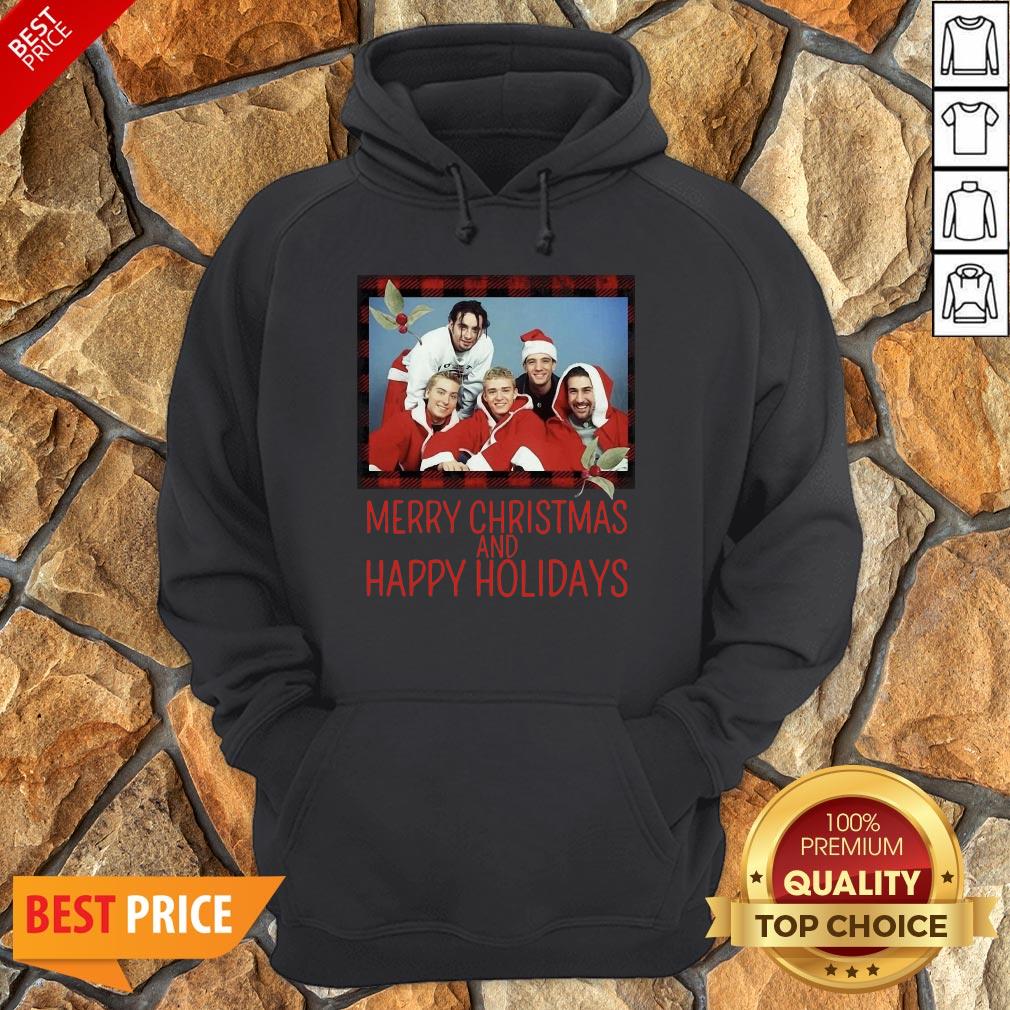 Premium NSYNC Merry Christmas And Happy Holidays Sweat Shirt