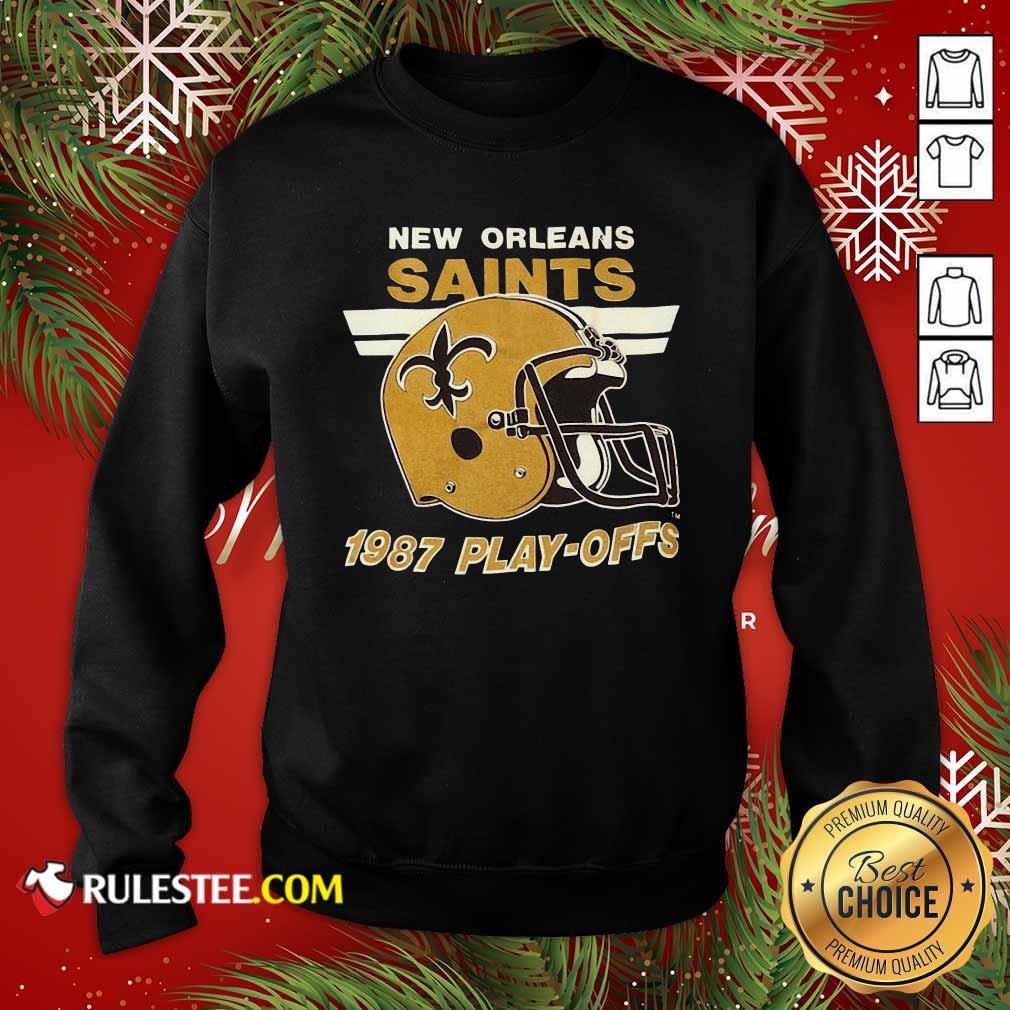 Pretty 1987 New Orleans Saints Playoffs Vintage Shirt